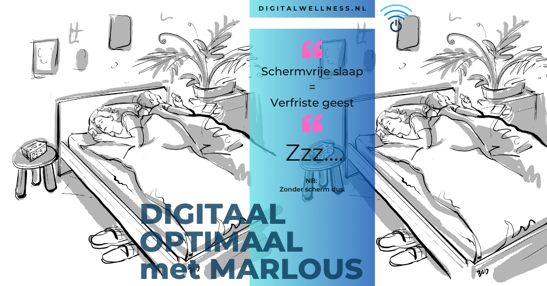 Schermvrije slaap, Digital Wellness, Marlous de Haan