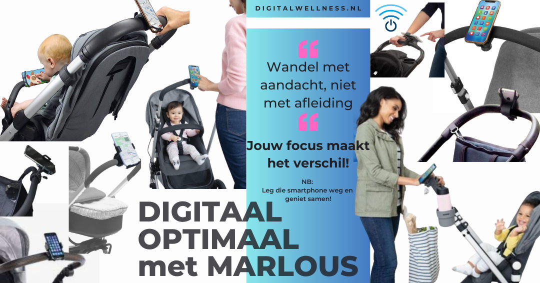 Digital Wellness Smartphonehouder op Kinderwagen Marlous de Haan