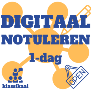Digitaal Notuleren - Open Inschrijving